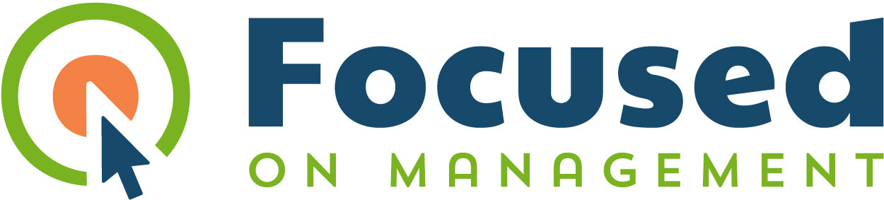 Focused on management logo