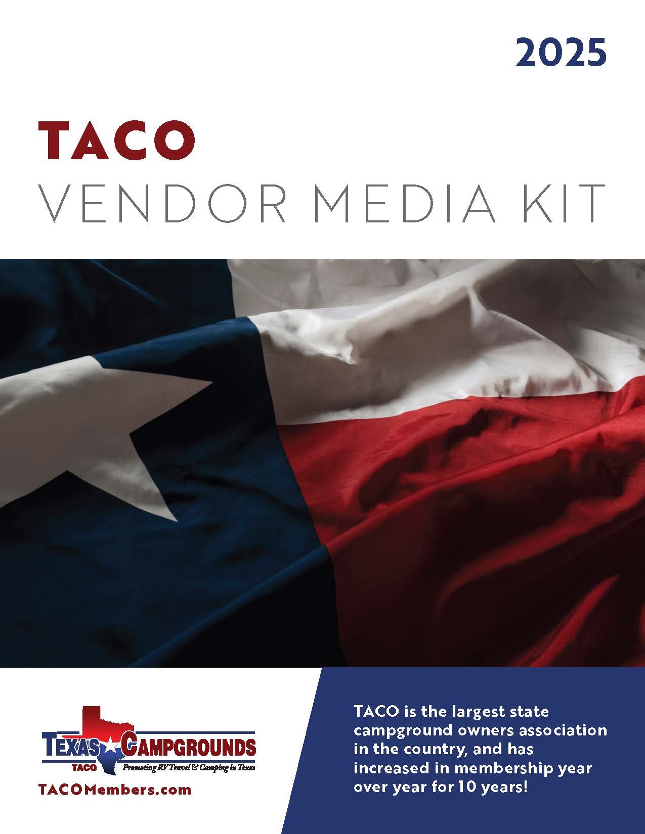 2025 TACO Vendor Media Kit Cover